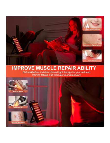 Dispositivo Terapia Luz Roja BLISSCO BN-40 40 LEDs 55W Dispositivo Terapia Luz Roja BLISSCO BN-40 40 LEDs 55W