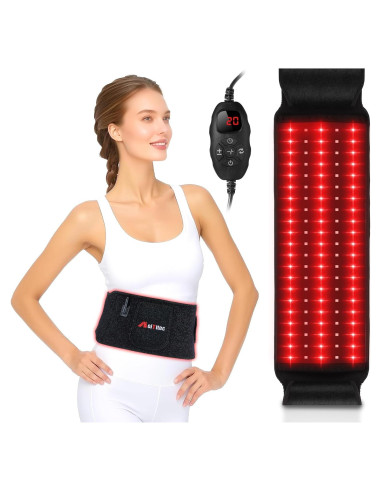 Cinturón de Terapia de Luz Roja Weiyitec 105 LEDs Alivio Dolor