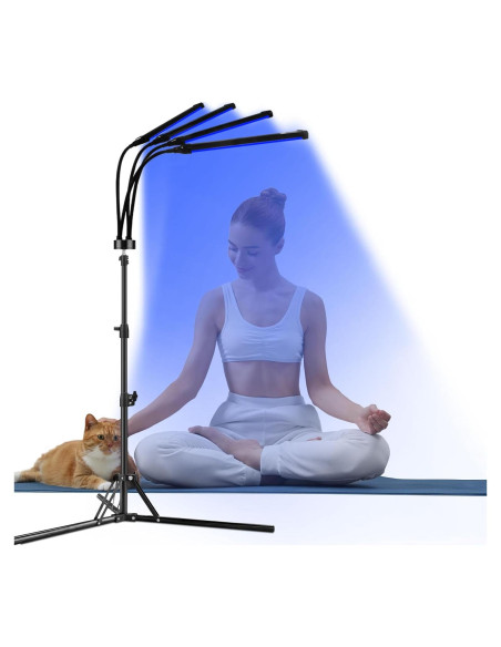 Terapia de Luz Roja y Azul Shyineyou con Trípode 415nm 660nm 850nm