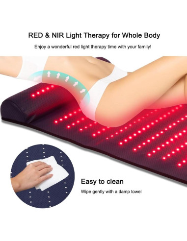 Terapia de Luz Roja Xinheyie 660nm 850nm Alivio Dolor Espalda