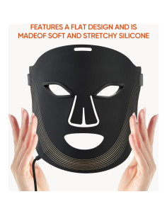 Máscara de Terapia de Luz Roja Inalámbrica ESTANANA 7 Modos 2