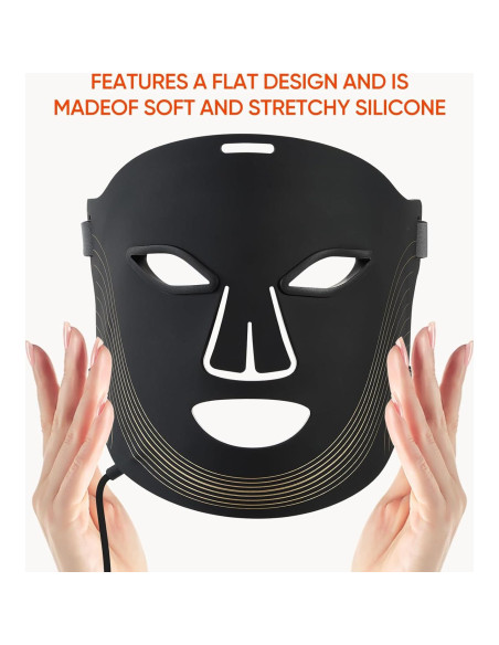 Máscara de Terapia de Luz Roja Inalámbrica ESTANANA 7 Modos Máscara de Terapia de Luz Roja Inalámbrica ESTANANA 7 Modos