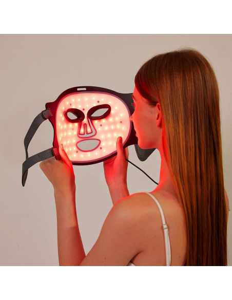 Máscara de Terapia de Luz Roja Inalámbrica ESTANANA 7 Modos Máscara de Terapia de Luz Roja Inalámbrica ESTANANA 7 Modos