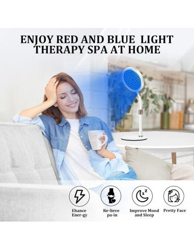 Terapia de Luz Roja y Azul 100 LEDs Dongguan 415/660/850nm