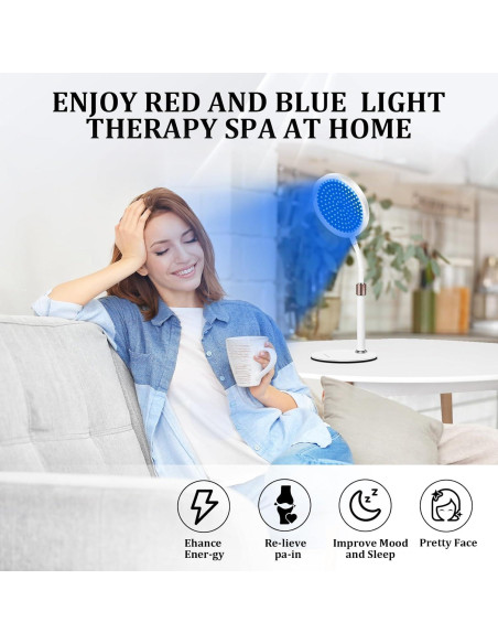 Terapia de Luz Roja y Azul 100 LEDs Dongguan 415/660/850nm Terapia de Luz Roja y Azul 100 LEDs Dongguan 415/660/850nm