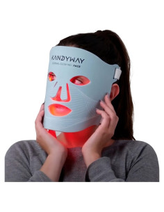 Máscara de Terapia de Luz Roja FDA, Grado Médico, 32.9x26cm