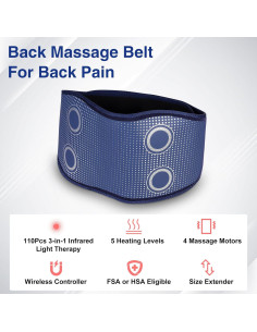 Cinturón de Masaje Inalámbrico SHENZHEN KANGBAOTE Azul 2