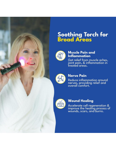 Antorcha Terapia Luz Roja AWA para Herpes Labial 18,66cm