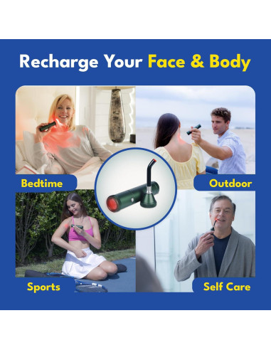 Antorcha Terapia Luz Roja AWA para Herpes Labial 18,66cm