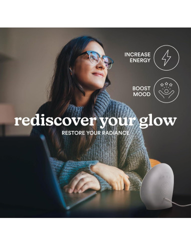 Lámpara de Terapia de Luz Homedics 10,000 Lux LED Sin UV