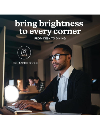 Lámpara de Terapia de Luz Homedics 10,000 Lux LED Sin UV