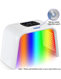 Máscara de Terapia de Luz LED Holsn G7 7 Colores con Spray 2