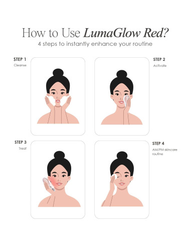 LumaGlow Luz LED Roja Project E Beauty - Terapia Antienvejecimiento
