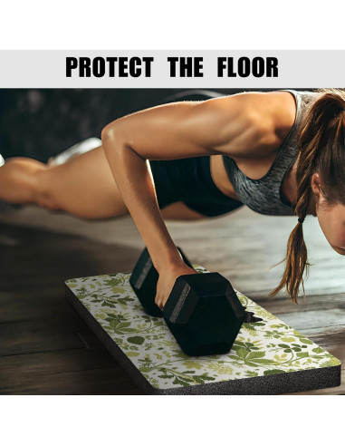 Almohadilla de Rodillas Verde NBR 44.5x29.5x3.8cm Jardinería