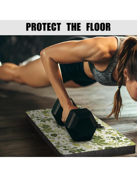 Almohadilla de Rodillas Verde NBR 44.5x29.5x3.8cm Jardinería