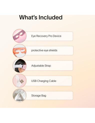Máscara Ocular Antienvejecimiento Solawave | Terapia Luz Roja 4-en-1