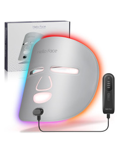 Máscara LED Terapia de Luz Roja y Azul LuxReyan 4 Modos