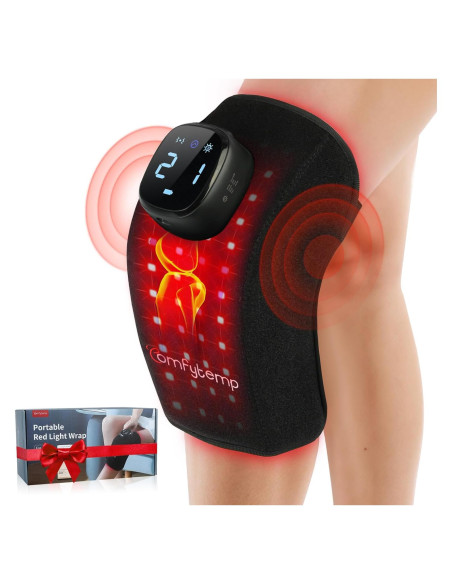 Faja de Terapia de Luz Roja Comfytemp para Rodilla Inalámbrica Faja de Terapia de Luz Roja Comfytemp para Rodilla Inalámbrica