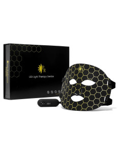 Máscara Facial LED Terapia de Luz Roja PureRadiance 7 Modos