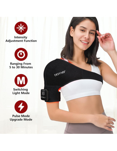 Terapia de Luz Roja Inalámbrica TUOYR para Alivio de Dolor