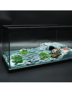 Kit Completo de Decoración Acuática para Tortugas AQUA KT 2