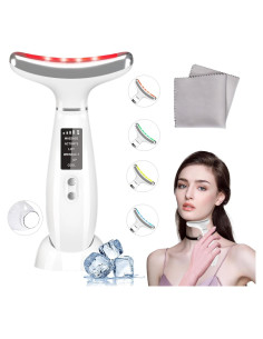 Masajeador Facial Li-Tek T-TPML-100 Luz Roja y Azul