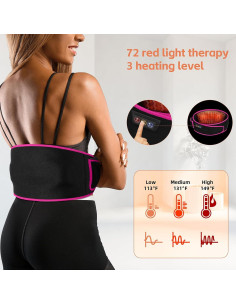 Cinturón Masajador de Espalda Shine Well con Luz Roja y Calor 2