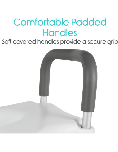 Asiento Elevado para Inodoro Vive - 12.7 cm con Manijas