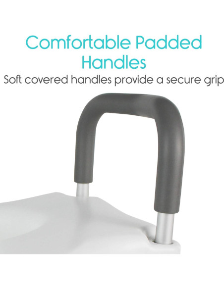 Asiento Elevado para Inodoro Vive - 12.7 cm con Manijas