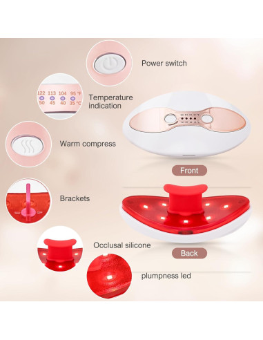 Dispositivo Aumento de Labios Ikedon Luz Roja 2 en 1