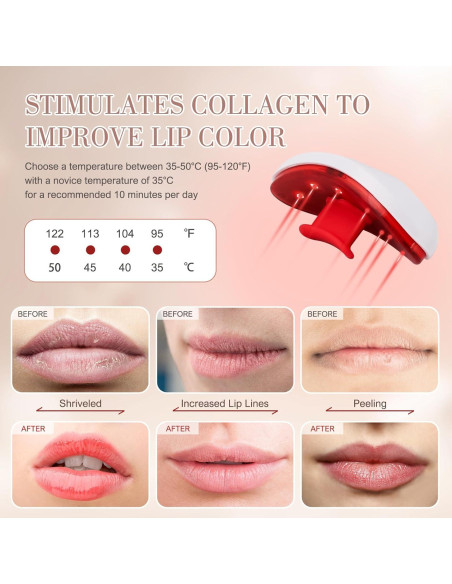 Dispositivo Aumento de Labios Ikedon Luz Roja 2 en 1