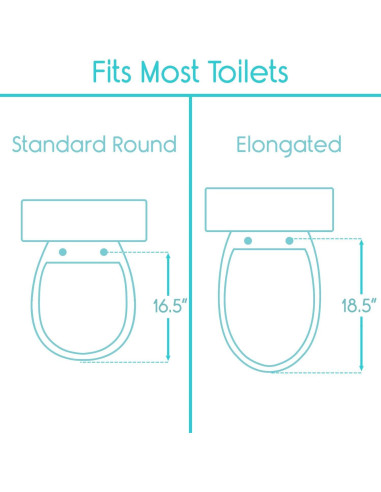 Asiento Elevado para Inodoro Vive - 12.7 cm con Manijas