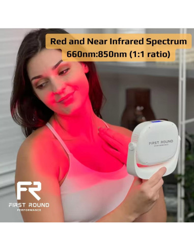 Kit Terapia Luz Roja Portátil First Round FRP 650nm 850nm