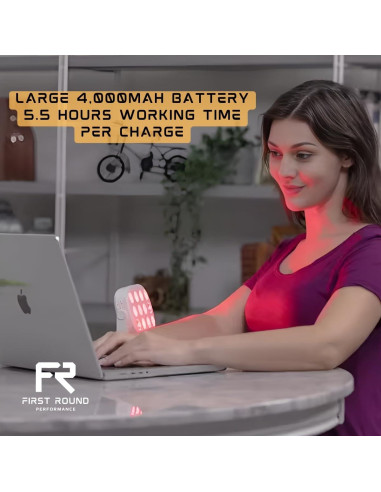 Kit Terapia Luz Roja Portátil First Round FRP 650nm 850nm