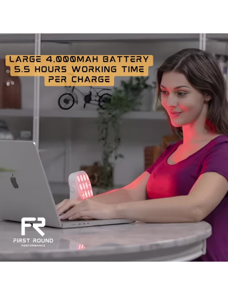 Kit Terapia Luz Roja Portátil First Round FRP 650nm 850nm Kit Terapia Luz Roja Portátil First Round FRP 650nm 850nm