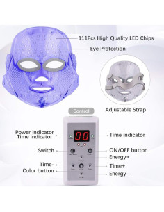 Máscara de Terapia de Luz Roja Titoe - Antienvejecimiento 2