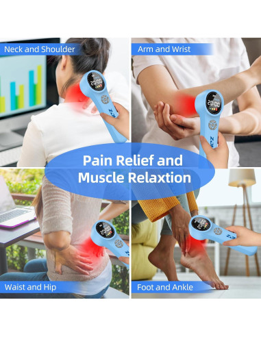 Terapia de Luz Roja ZJKC 980nm 810nm 660nm Alivio Dolor