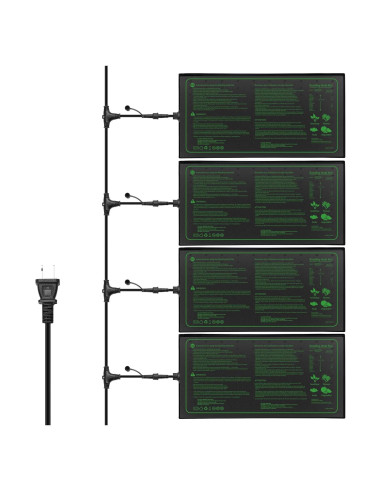 Almohadilla Térmica Seedfactor 4 Pack para Plántulas 25.4x50.8cm