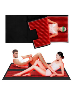 Manta de Terapia de Luz Roja Elfeye 180x140cm 2520 LEDs