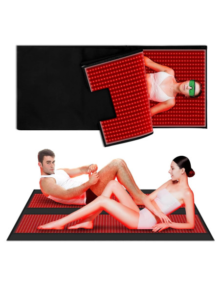 Manta de Terapia de Luz Roja Elfeye 180x140cm 2520 LEDs