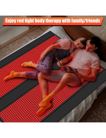 Manta de Terapia de Luz Roja Elfeye 180x140cm 2520 LEDs