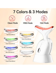 Masajeador Facial CURMEDI con Luz Roja y 3 Modos 2