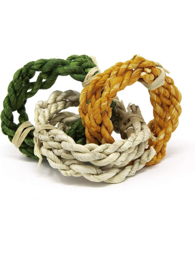 Anillos Torcidos Oxbow para Conejos y Cobayas - Juguetes Enriquecidos