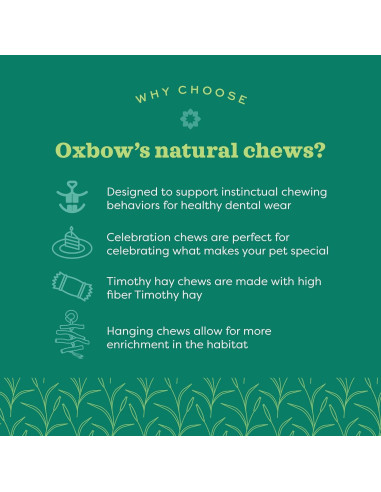 Anillos Torcidos Oxbow para Conejos y Cobayas - Juguetes Enriquecidos