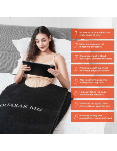 Alfombra Terapia Luz Roja QuasarMD 182,88 cm Alivio Dolor
