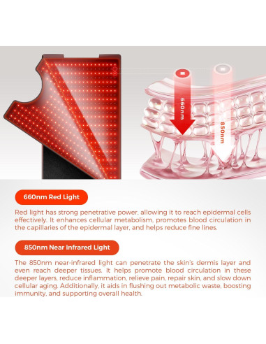 Alfombra Terapia Luz Roja QuasarMD 182,88 cm Alivio Dolor