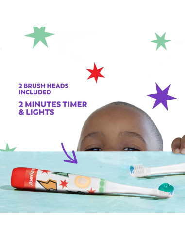 Cepillo de dientes eléctrico Colgate Advanced Cavity Fighter niños