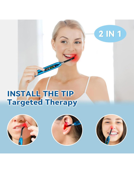 Terapia de Luz Roja Viconor para Herpes Labial y Llagas Terapia de Luz Roja Viconor para Herpes Labial y Llagas