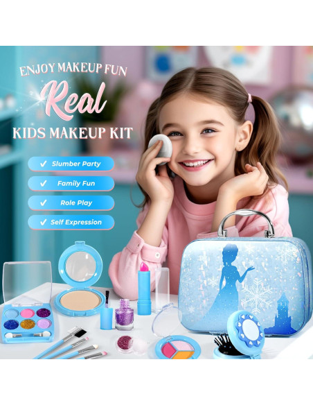 Kit de Maquillaje Lavable para Niñas INNOCHEER 25 en 1