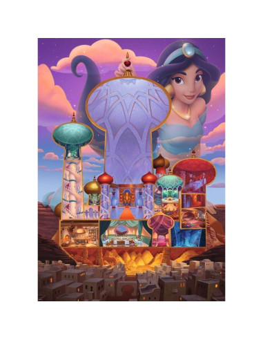 Rompecabezas 1000 Piezas Disney Jasmine Ravensburger 70x50cm